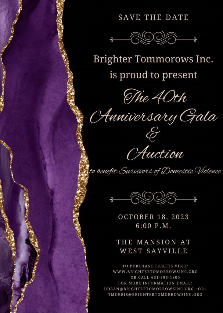 Brighter Tomorrows' 40th Anniversary Gala & Auction
